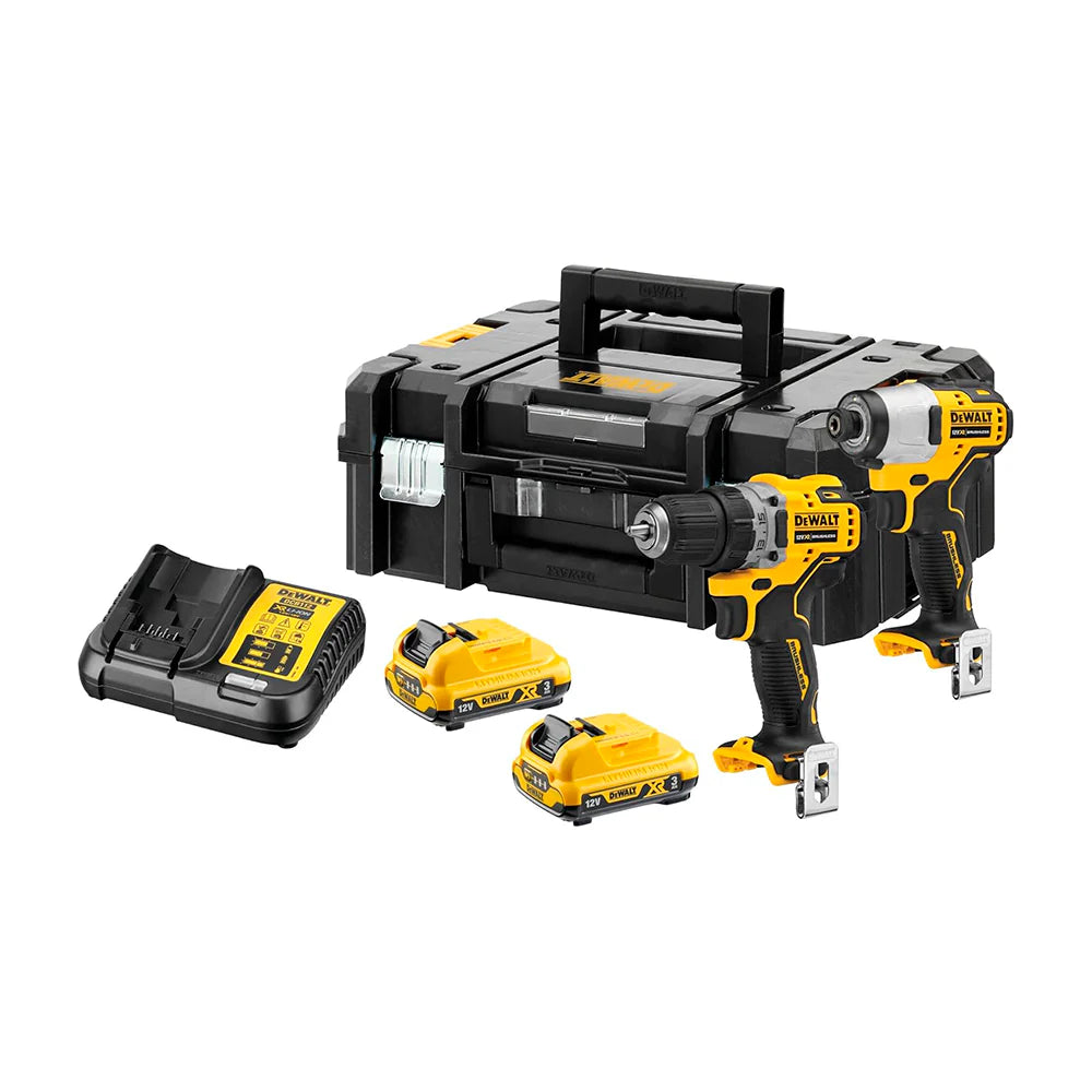 12V Drill + Hammer Drill Kit DCK2110L2T‑QW
