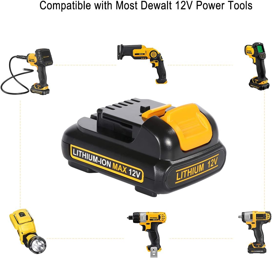 12V 3.0Ah Li-Ion Battery DCB127 (2 Pieces)